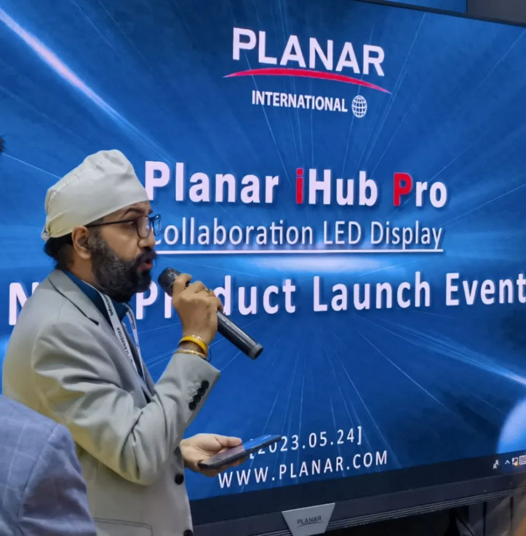 InfoComm Asia | amjs澳金沙门Planar全球首发第四代Micro LED智能一体机