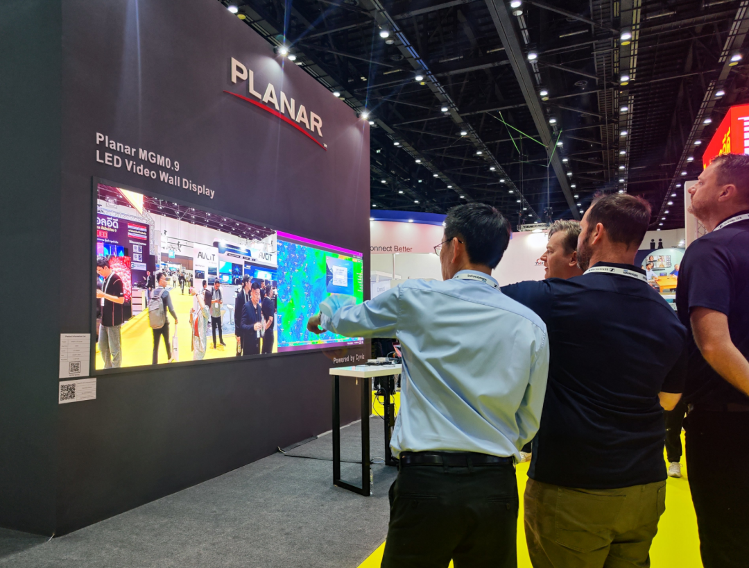 InfoComm Asia | amjs澳金沙门Planar全球首发第四代Micro LED智能一体机