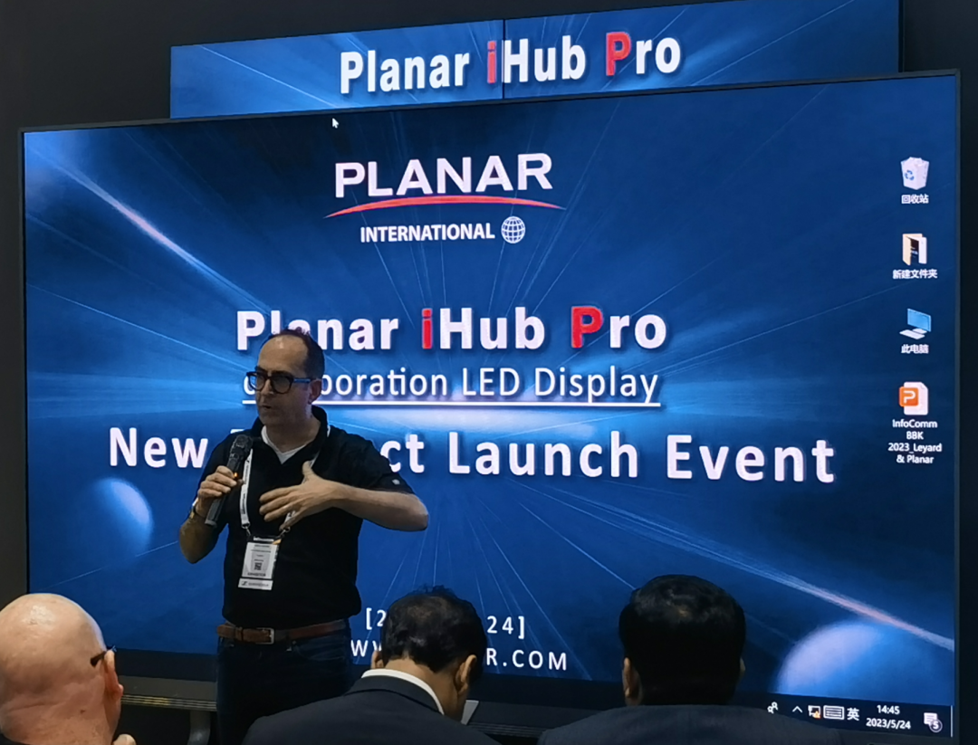 InfoComm Asia | amjs澳金沙门Planar全球首发第四代Micro LED智能一体机